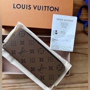 Authentic Louis Vuitton Clemence Wallet. New. Unused. Christmas gift.